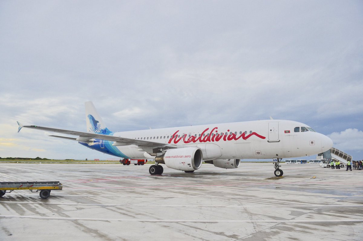 ވެލާނާ އިންޓަނޭޝަނަލް އެއާޕޯޓުގައި މޯލްޑިވިއަންގެ ފްލައިޓެއް