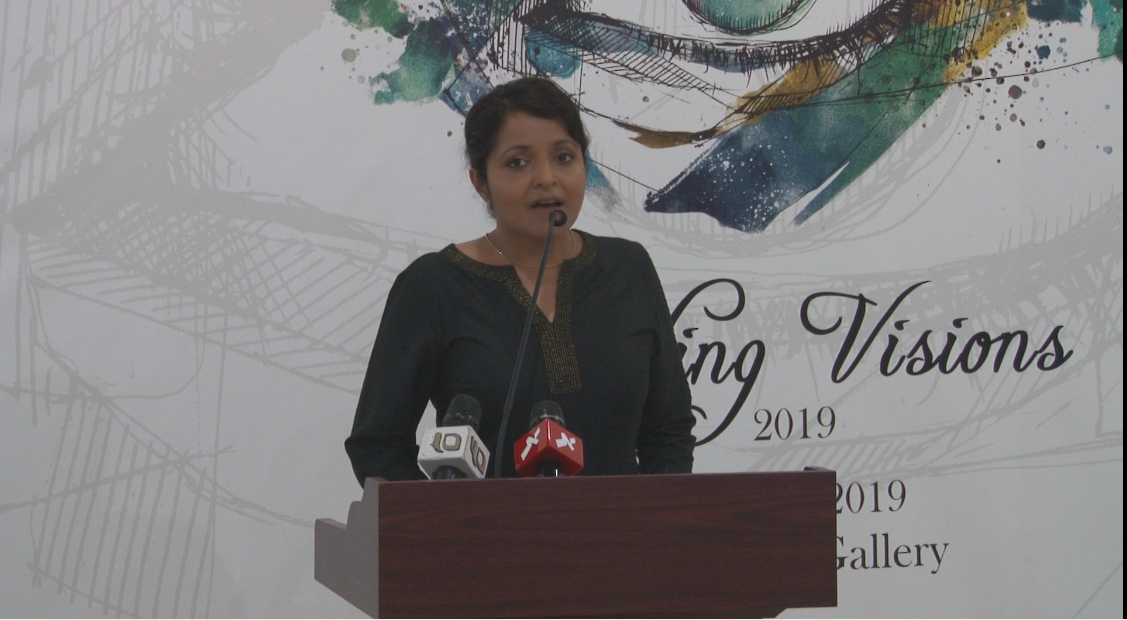 މިނިސްޓަރ އޮފް ހެރިޓޭޖް އާޓްސް އެންޑް ކަލްޗަރ ޔުމުނާ މައުމޫން ވާހަކަފުޅުދައްކަވަނީ