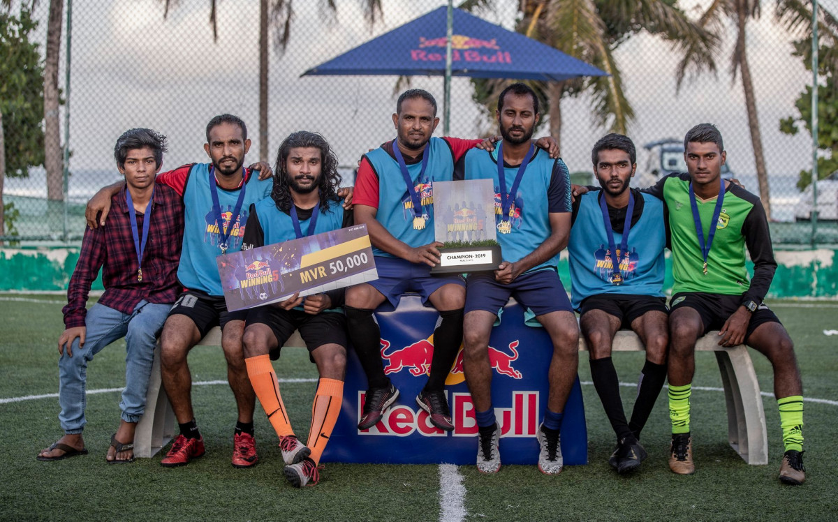 Hoarafushi team takes the title for Red Bull Winning 5 during its fourth edition