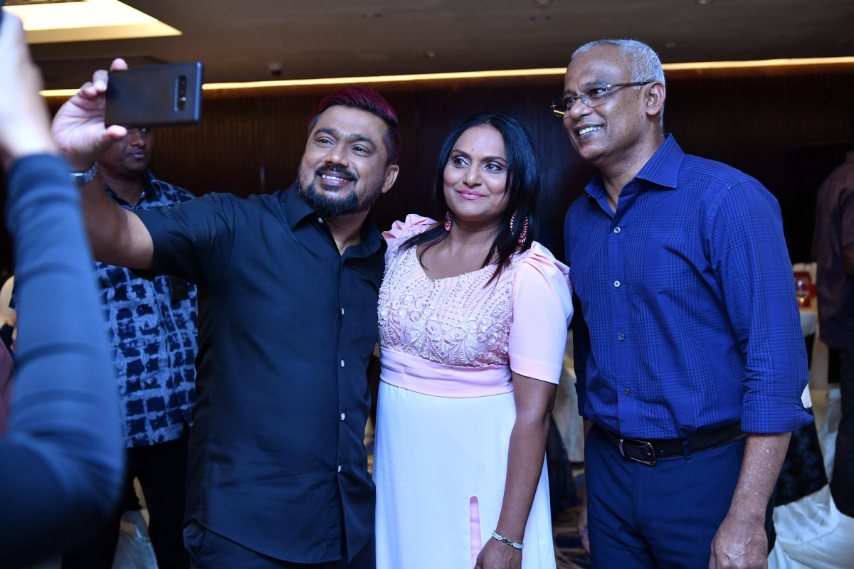 ނިއުމާ މުޙައްމަދުގެ ފިލްމީ ރިހިޔޫބިލް ފާހަގަ ކުރުމުގެ ޙަފްލާ -- ފޮޓޯ: ރައީސް އޮފީސް