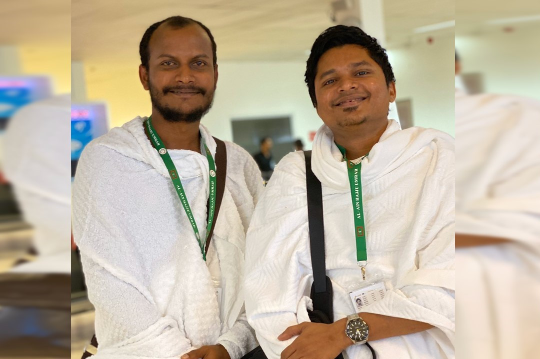 ރާއްޖެޓީވީގެ ޗީފް ޓެކްނިކަލް އޮފިސަރ އިސްމާއިލް ޖިނާ (ކ) އަދި ޗީފް ކެމެރާމަން މުހައްމަދު އަނިލް (ވ)