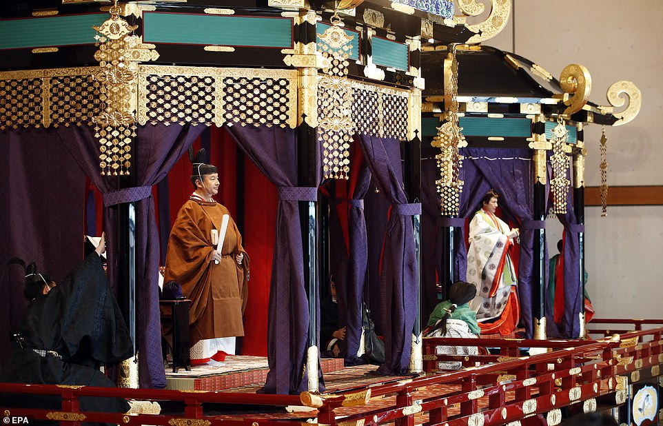 The enthronement ceremony was held on Tuesday