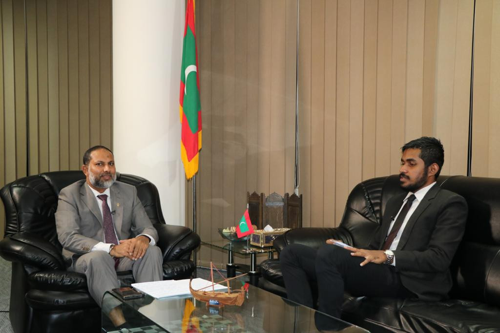 ހޯމް މިނިސްޓަރ ރާއްޖެޓީވީއަށް ދެއްވި އިންޓަވިއުގެ ތެރެއިން