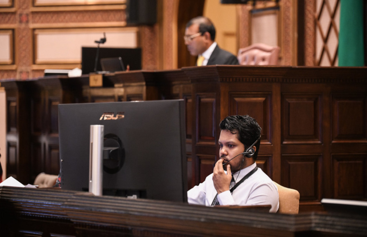 މަޖިލީހުގެ ކޮމިއުކޭޝަންސް ޑިރެކްޓަރ ހަސަން ޒިޔާއު