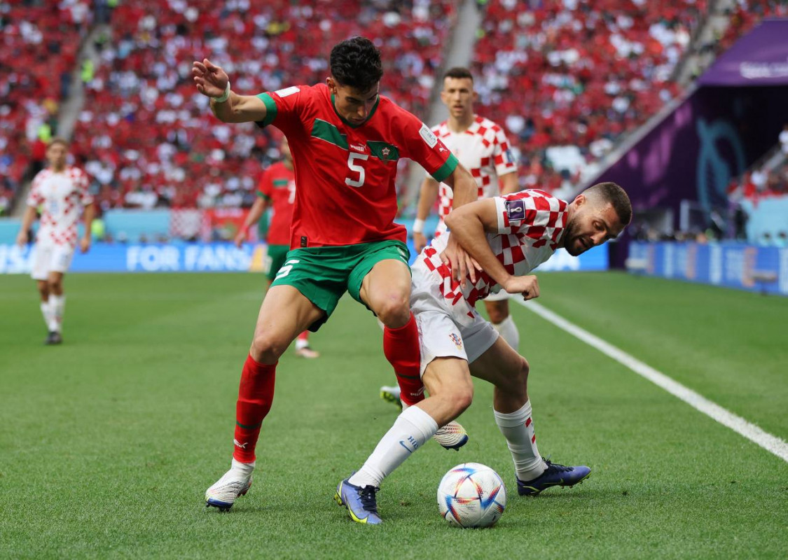 ކްރޮއޭޝިޔާއާއި މޮރޮކޯ ކުޅުނު މެޗުގެ ތެރެއިން - ފޮޓޯ: ރޮއިޓާސް 