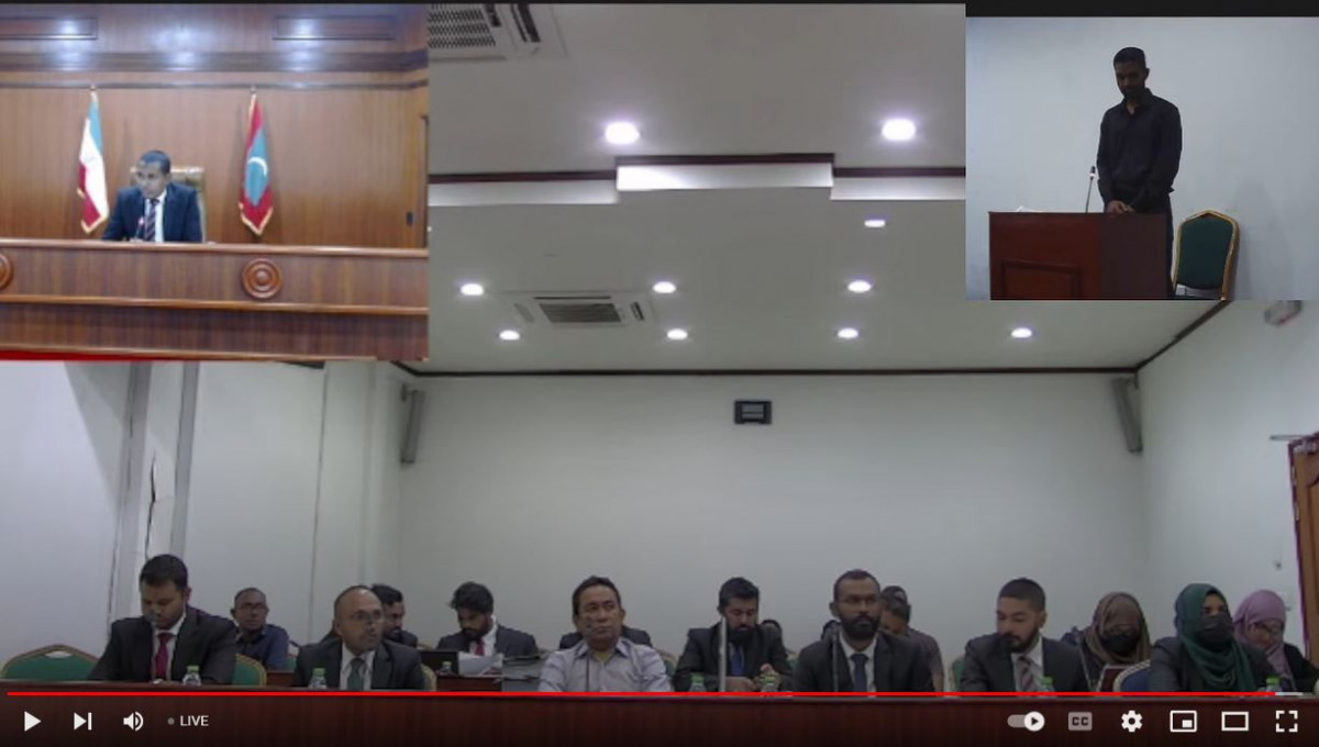 ކުރީގެ ރައީސް އަބްދުﷲ ޔާމީނުގެ މައްޗަށް އުފުލާފައިވާ ދައުވާގެ އަޑުއެހުމެއް ބުރާސްފަތި ދުވަހު ކްރިމިނަލް ކޯޓުގައި ކުރިއަށްދަނީ