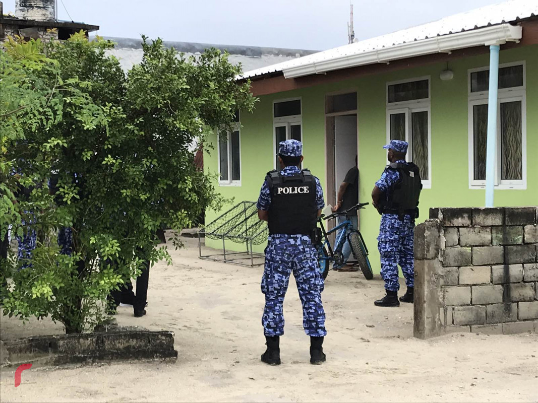 މަޑުއްވަރީގައި ފުލުހުން ކުރިއަށްގެންދިޔަ އޮޕަރޭޝަންގެ ތެރެއިން