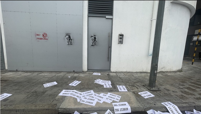 Former President Yameen's residence, vandalized