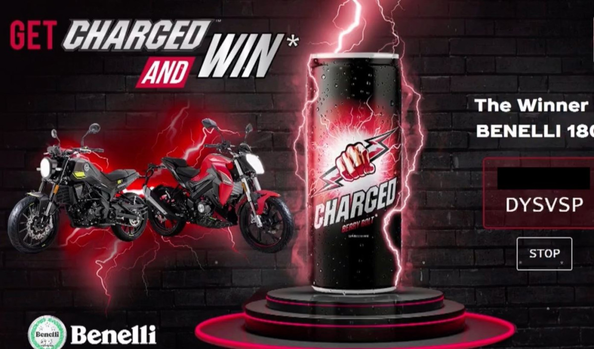 'ގެޓް ޗަރޖްޑް އެންޑް ވިން' ޕްރޮމޯޝަން