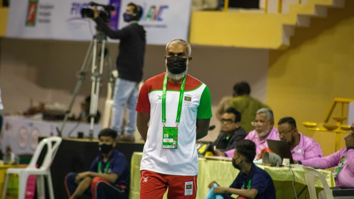 ގައުމީ ފިރިހެން ވޮލީބޯޅަ ޓީމުގެ ކޯޗު މުޙައްމަދު ސާޖިދު (ކާއްޓޭ)