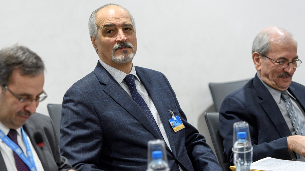 ސީރިއާގެ ޑެޕިއުޓީ ފޮރިން މިނިސްޓަރ ބައްޝާރު އަލް-ޖާފަރި އިންޓަވިއުއެއް ދެއްވަނީ