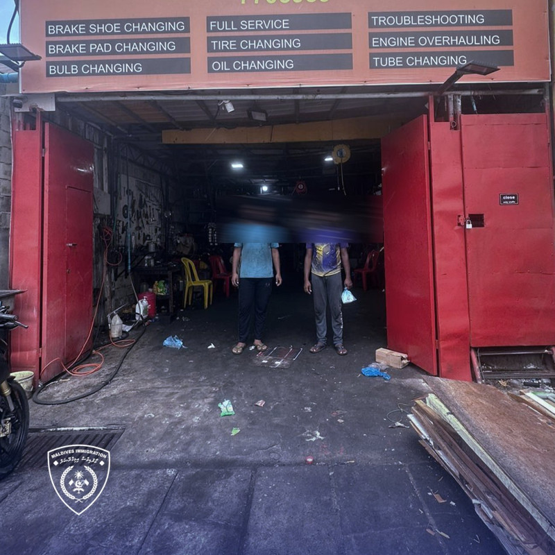 ކާބޯތަކެތި ޑެލިވަރީ ކުރާ ތަން ހިންގަމުން އައި ގަރާޖު