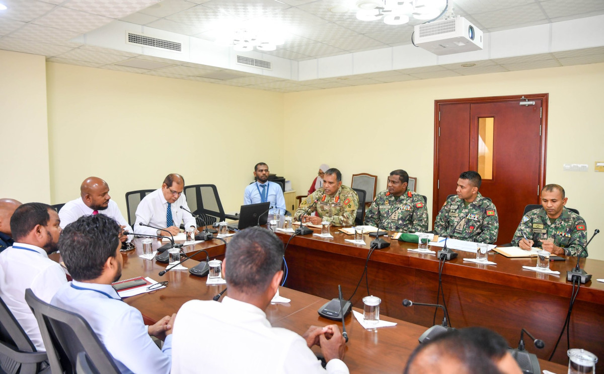 Discussions held with MNDF
