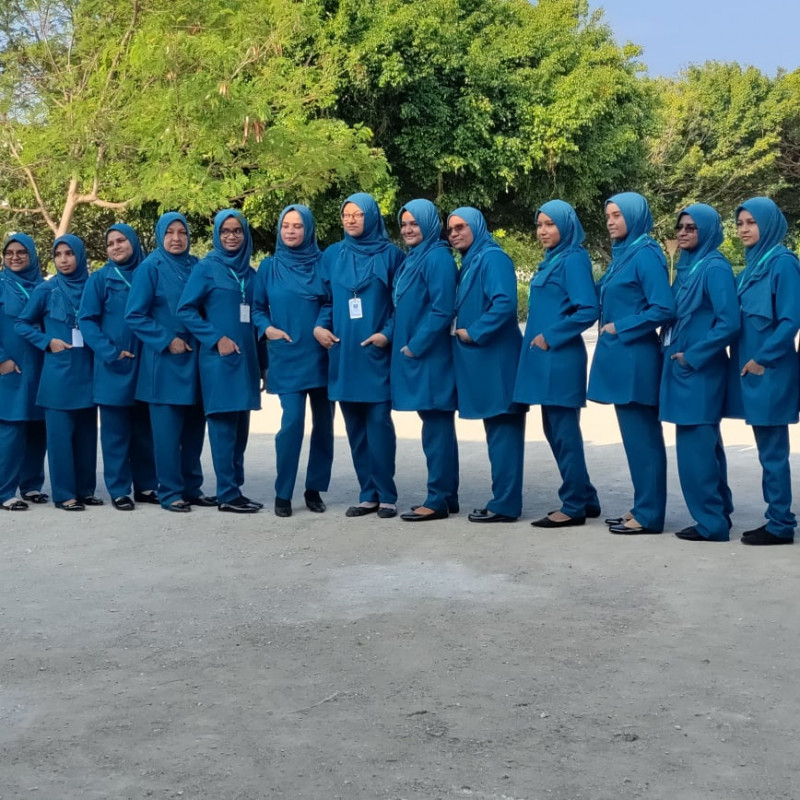 ކުޅުދުއްފުށީ ރީޖަނަލް ހޮސްޕިޓަލް ނަރުހުންގެ އައު ޔުނީފޯމް