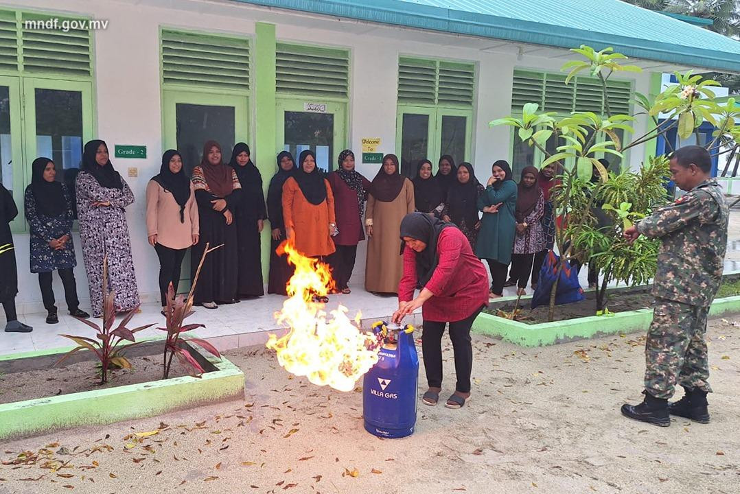 އެމްއެންޑީއެފް މާލެ އޭރިއާ ކޮމާންޑުން ވ.ފެލިދޫގައި ފަޔަރ އެވެއާނަސް ޕްރޮގްރާމެއް ހިންގުން