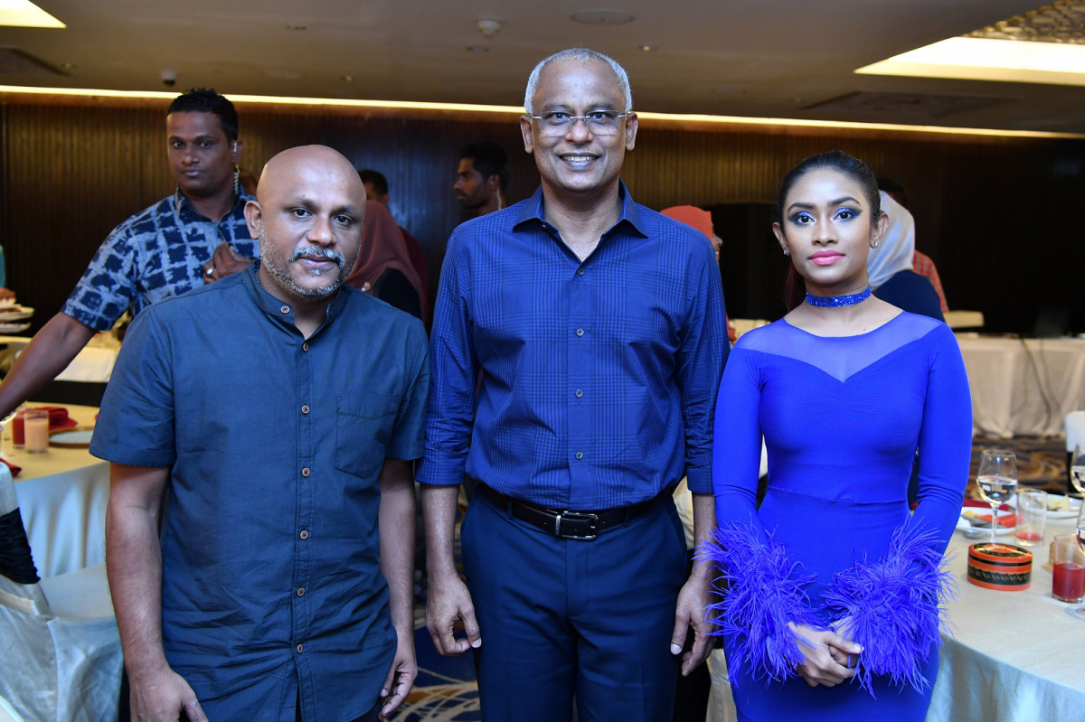 ނިއުމާ މުޙައްމަދުގެ ފިލްމީ ރިހިޔޫބިލް ފާހަގަ ކުރުމުގެ ޙަފްލާ -- ފޮޓޯ: ރައީސް އޮފީސް