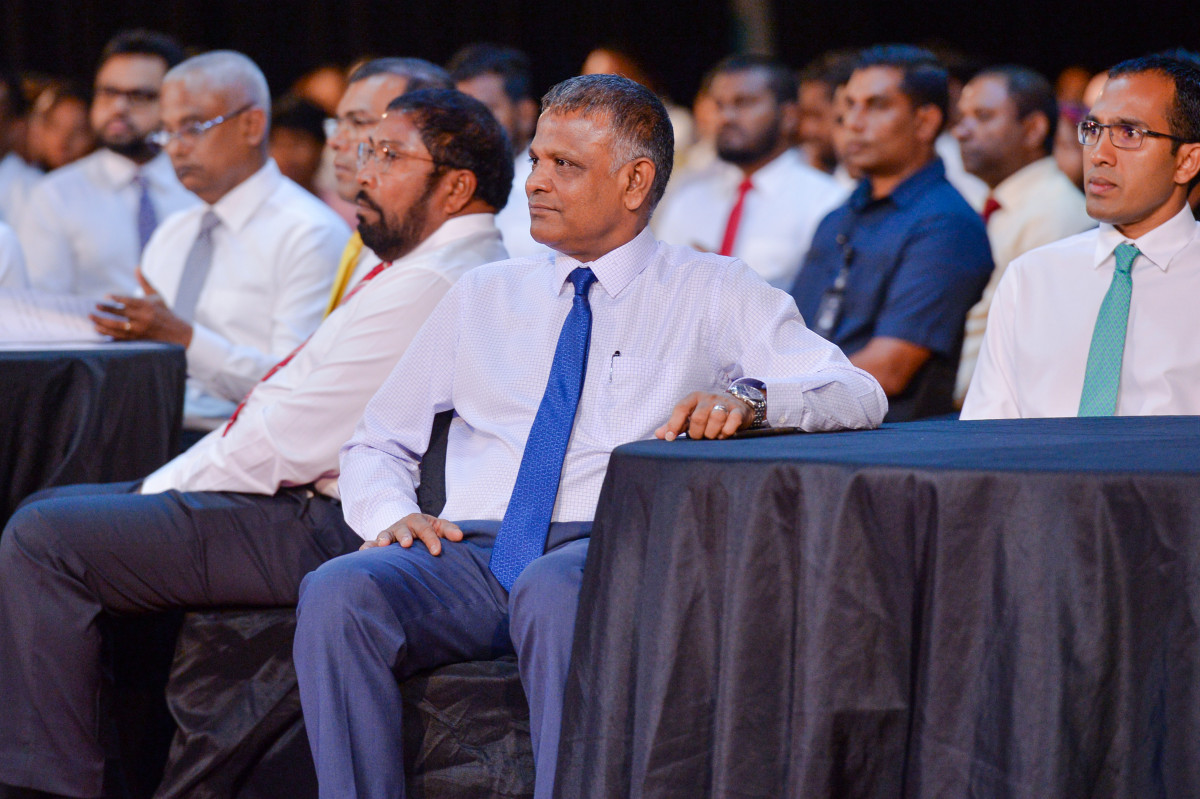 ކުރިއަށް އޮތް ފަސް އަހަރުގެ ތަރައްޤީގެ މިޞްރާބު ހިމެނޭ ސްޓްރެޓީޖިކް އެކްޝަން ޕްލޭން އިފްތިތާޙު ކޮށްދެއްވުން -- ފޮޓޯ: ރައީސް އޮފީސް