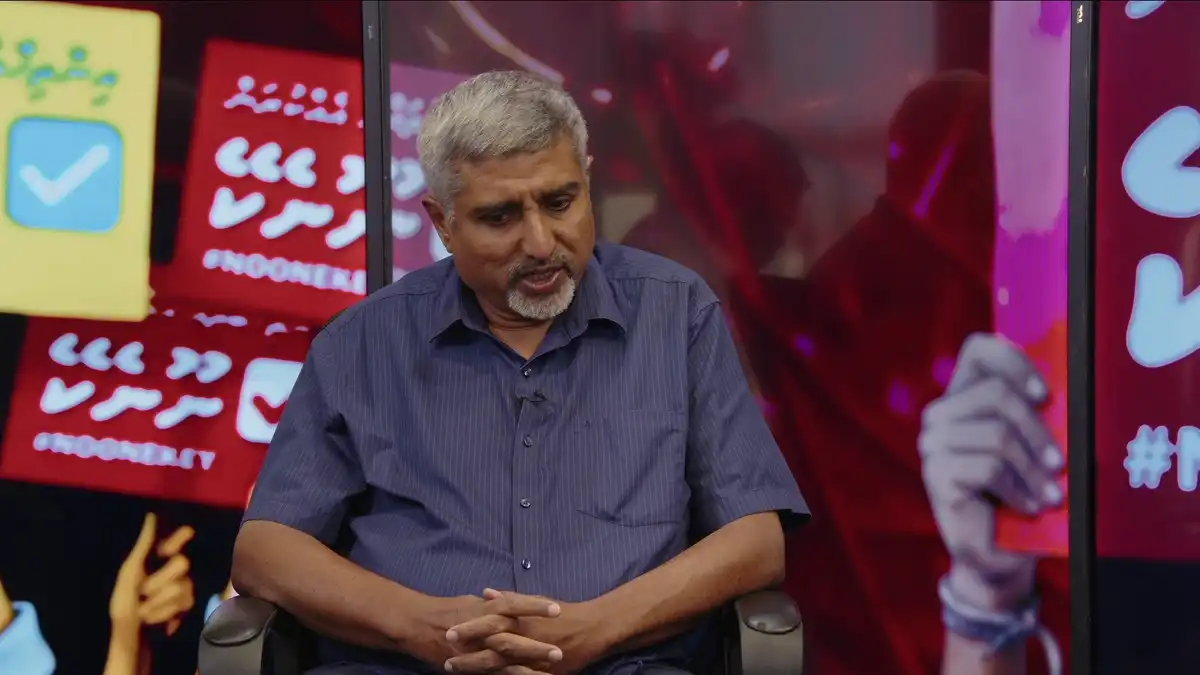 ރާއްޖެޓީވީ އިން ގެނެސްދޭ ނޫނެކޭ ކެމްޕެއިން ޕްރޮގްރާމްގައި ދިވެހިރާއްޖޭގެ ފުރަތަމަ ޕްރޮސެކިއުޓަރ ޖެނެރަލް އަހުމަދު މުއިއްޒު ވާހަކަދައްކަވަނީ