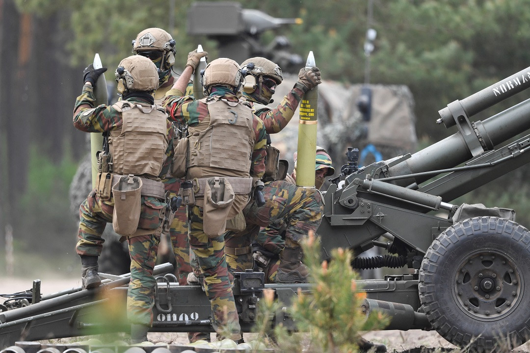 މެއި 10 ވަނަ ދުވަހު ނޭޓޯ އިން ޖަރުމަނުގައި ކުރިއަށްގެންދިޔަ އަސްކަރީ ތަމްރީން ޕްރޮގްރާމްގެ ތެރެއިން - ފޮޓޯ: ރޮއިޓަރސް