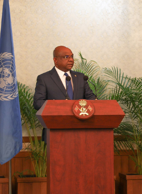 President of the 76th Session of the UNGA Abdulla Shahid