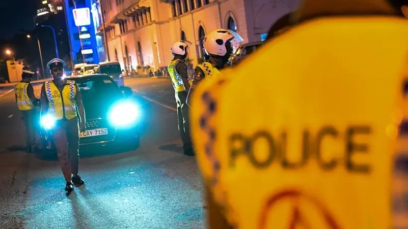 ސެޕްޓެމްބަރު 21، 2024 ގައި ލަންކާގެ ވެރިރަށުގެ މަގުމަތީގައި ޗެކްޕޮއިޓެއްގައި ފުލުހުން ހަރަކާތްތެރިވަނީ