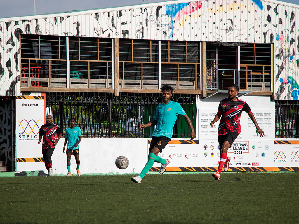 ސްޓެލްކޯއާއި ހުޅުމާލެ ވެޓަރެންސް ވާދަކުރި މެޗުގެ ތެރެއިން