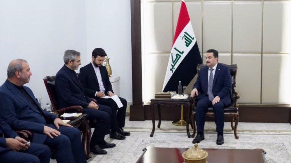 އީރާނުގެ އިންތިގާލީ ޚާރިޖީ ވަޒީރު އަލީ ބަޣޭރީ ކާނީ އިރާގުގެ ބޮޑުވަޒީރު މުހައްމަދު ޝިޔާ އަލް ސޫދާނީއާ ބަޣުދާދުގައި ބައްދަލުކުރެއްވުން