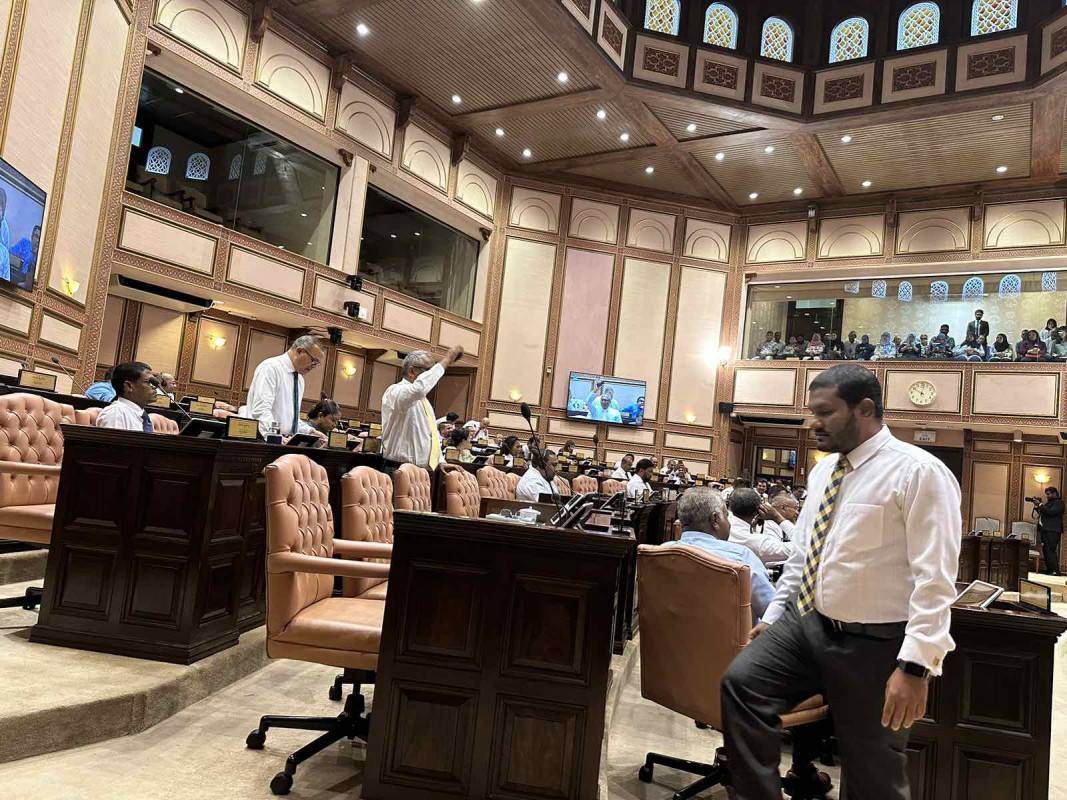 ގަވާއިދާއި ޚިލާފަށް މަޖިލިިސް ގެންދާތީ މެންބަރުން އިހުތިޖާޖުކުރުން