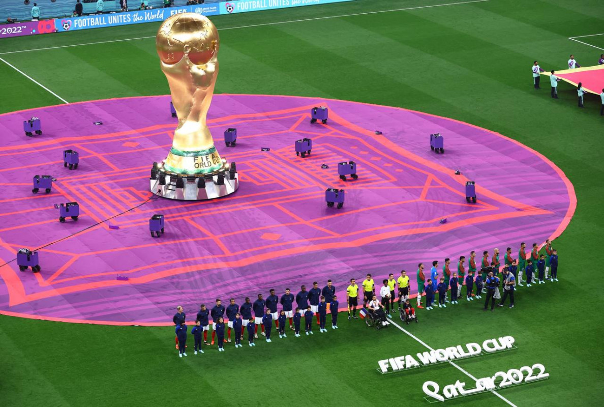 ފްރާންސް އަދި މޮރޮކޯ ކުޅުނު މެޗުގެ ތެރެއިން - ފޮޓޯ: ރޮއިޓާސް