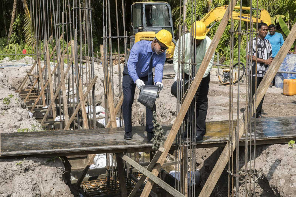 ހދ. ހިރިމަރަދޫ މިސްކިތުގެ ޢަމަލީ މަސައްކަތް ފެށުން