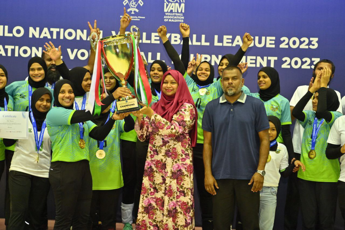 ޤައުމީ ވޮލީ މުބާރާތުގެ އަންހެން ޑިވިޝަންގެ ޗެމްޕިއަން ކްލަބް ވެމްކޯއަށް ތަށި ހަވާލުކޮށްދެއްވަނީ