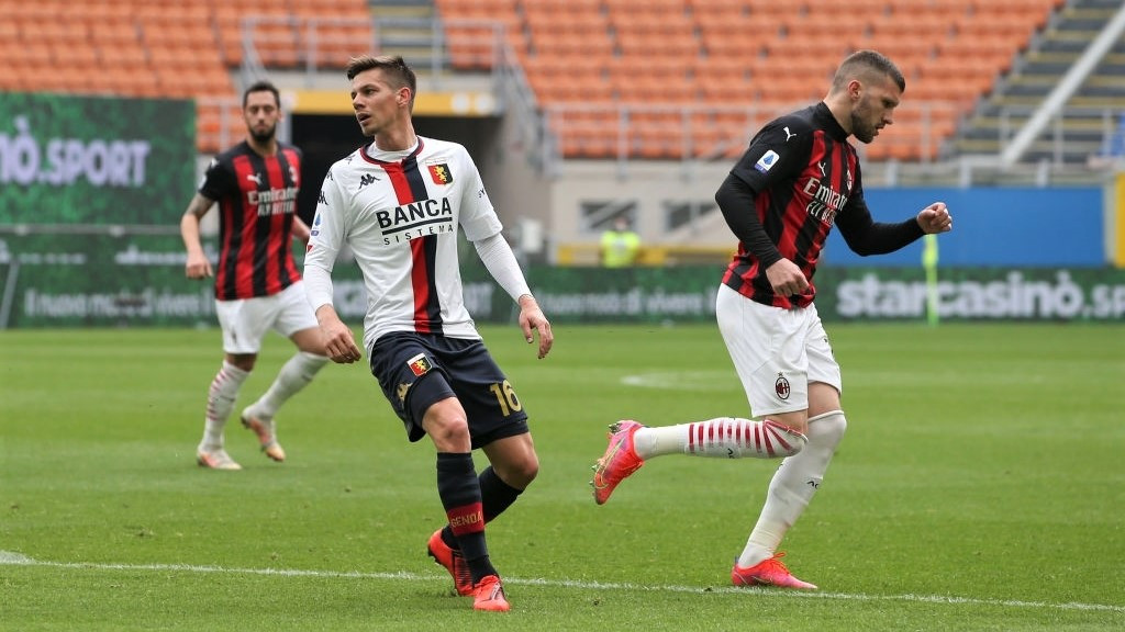 މިލާނާއި ޖެނޯއާ ބައްދަލުކުރި މެޗުގެ ތެރެއިން: މި މެޗުން މިލާން މޮޅުވީ 2-1 ން