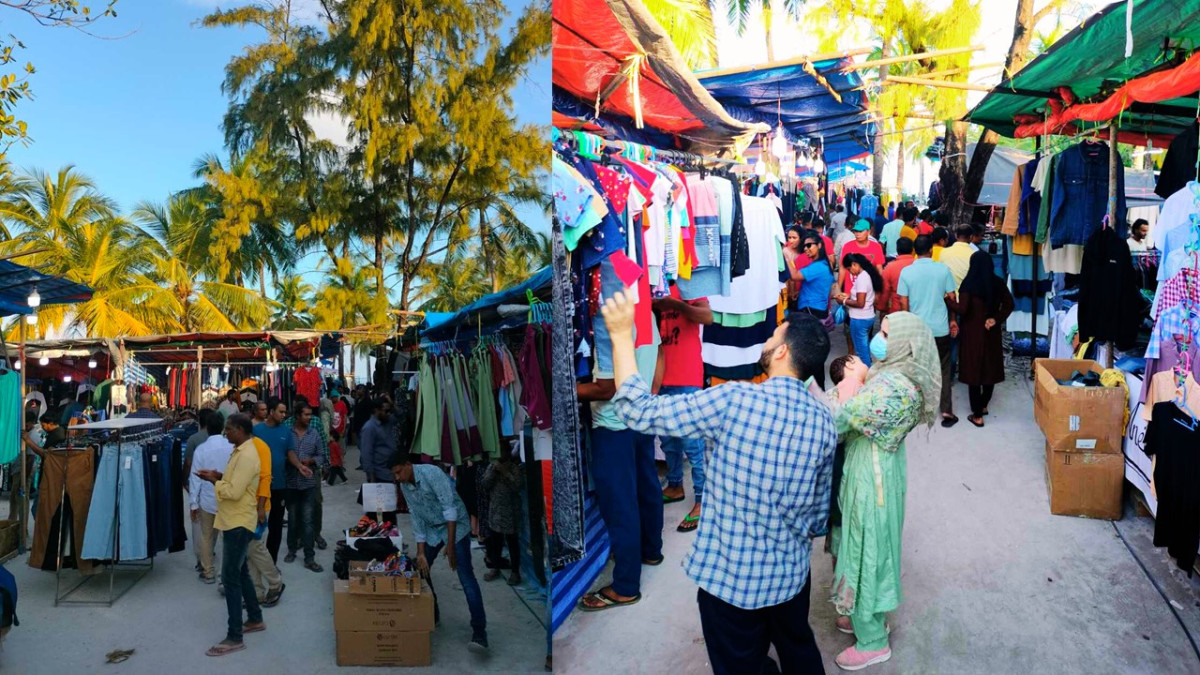 ބަޒާރު ބާއްވަނީ 29 ޖެނުއަރީ އިން 7 ފެބްރުއަރީއަށް ހުޅުމާލެ ރުއްގަނޑު2 ގައި