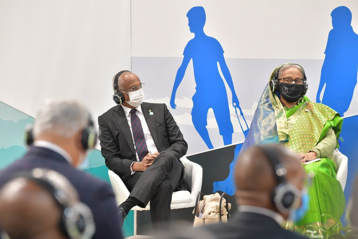 President Solih joined CVF Commonwealth High-Level meeting on the sidelines of COP26