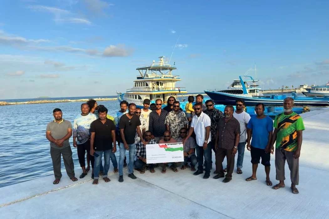 ގއ.ކޮލަމާފުށި "ރާސްތާ" ދޯނިން ދީލަތި އެހީއެއް ފަލަސްތީނުގެ ރައްޔިތުންނަށް