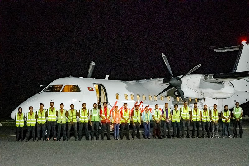 ކުޅުދުއްފުށި އެއަރޕޯޓުގައި ނައިޓްލޭންޑިންގެ ޚިދުމަތް ފެށުމަށް ޖެއްސި ޓެސްޓް ފްލައިޓް