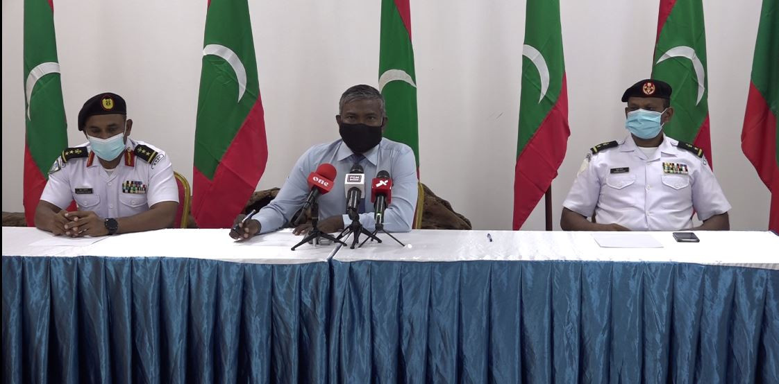 A presser was hosted by authorities on Sunday