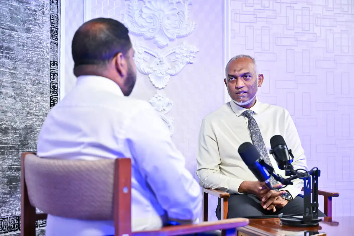 "ދަ ޕަލްސް" ޕޮޑްކާސްޓް ސިލްސިލާގެ 3 ވަނަ އެޕިސޯޑްގައި ރައީސް މުއިއްޒު ވާހަކަފުޅު ދައްކަވަނީ