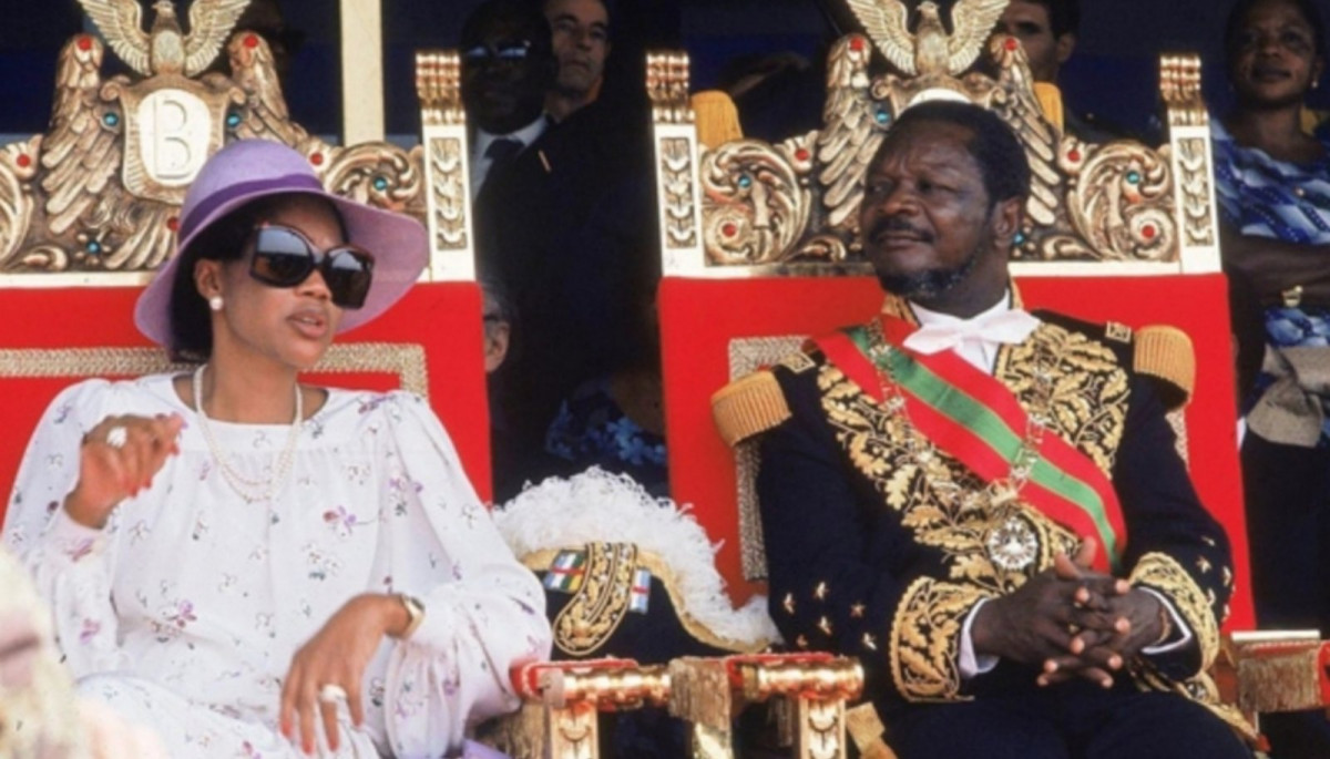 ސެންޓްރަލް އެފްރިކަން ރިޕަބްލިކްގެ ކުރީގެ ވެރިޔާ ބޮކާސާ އާއި އޭނާގެ އަނބީންގެ ތެރެއިން ކެތަރިން.