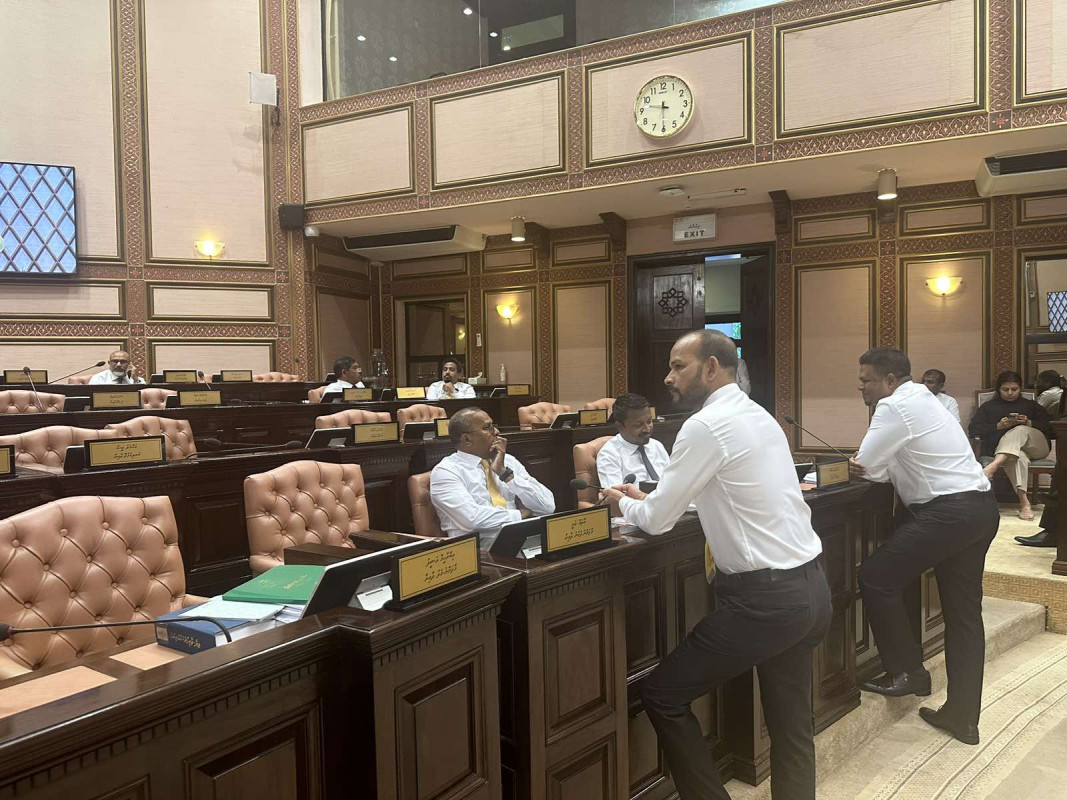 Lawmakers protest over Nasheed's no-confidence motion being thwarted