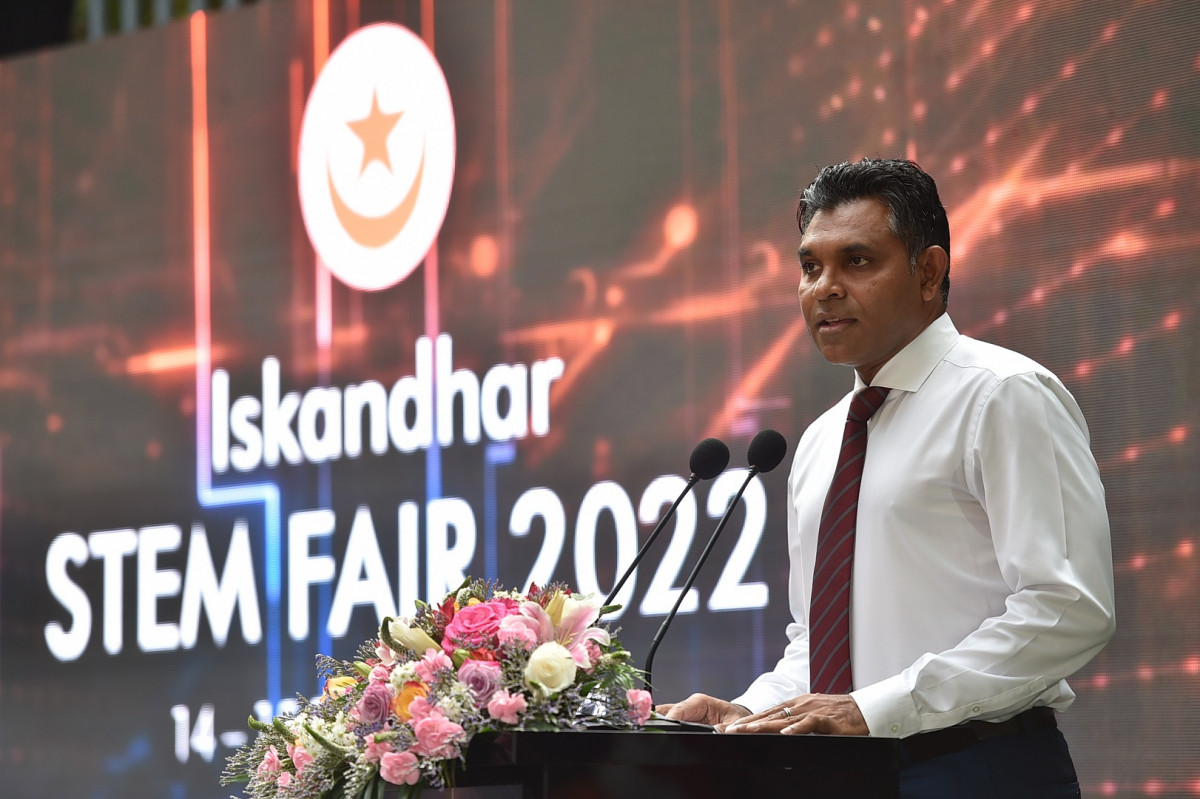 Vice President Faisal Naseem at the "Stem fair 2022"