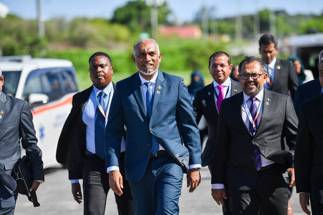 President Muizzu and Foreign Minister Zameer