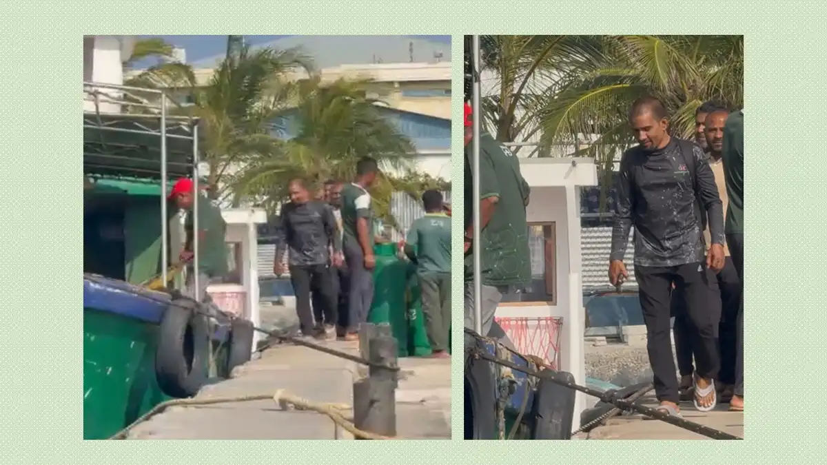 މޯލްޑިވް ގޭސް ގެ މެނޭޖިންގް ޑިރެކްޓަރު އަބްދުﷲ މުހައްމަދު އެ ކުންފުނީގެ ދޯންޏާއި ކުންފުނީގެ ވަސީލަތްތަކުގެ ނަހަމަ ބޭނުންކޮށްގެން މަސްދަތުރު ދަނީ