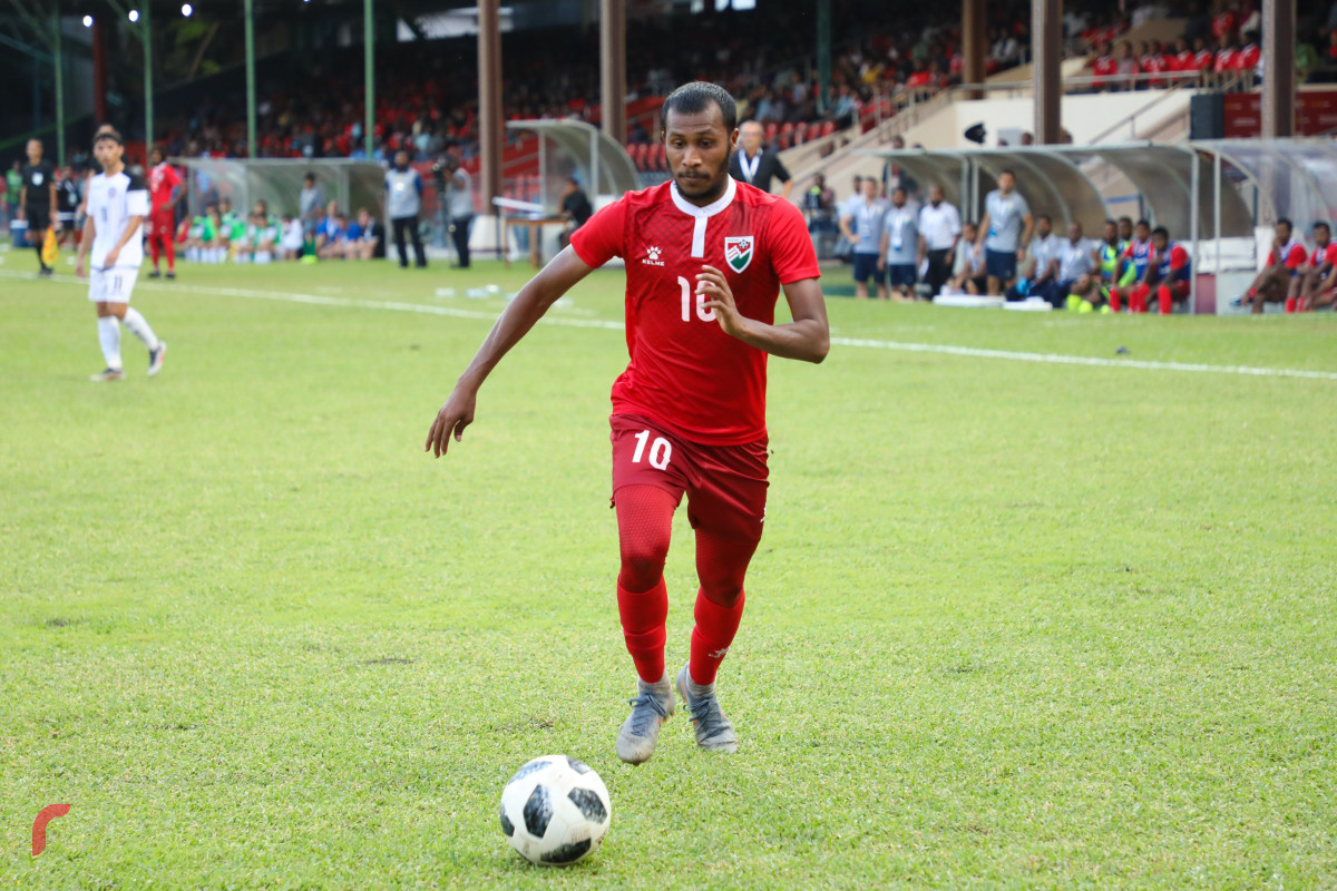 ވޯލްޑް ކަޕް ކޮލިފައިން: ރާއްޖެ އަދި ގުއާމް ބައްދަލުކުރި މެޗުގެ ތެރެއިން -- ފޮޓޯ: ޔޫސުފް ސޮފްވާން