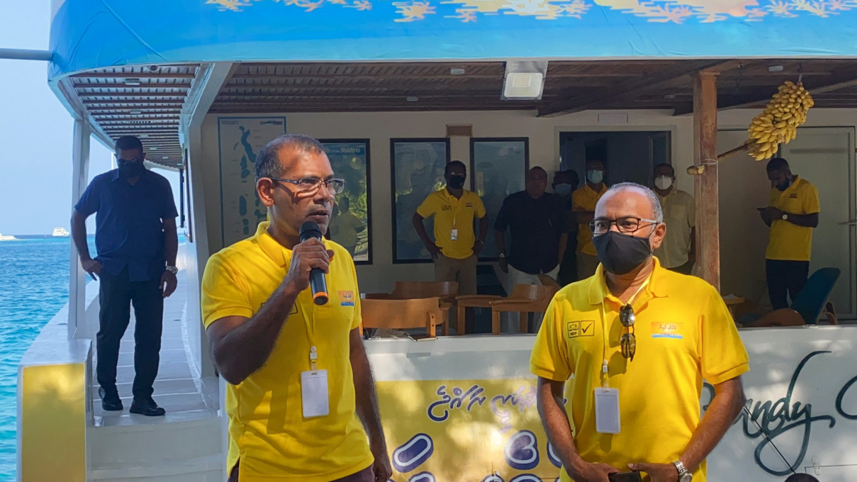 އއ ރަސްދޫއަށް ވަޑައިގެންނެވުމުގެ ކުރިން ރައީސް ނަޝީދު ވާހަކަދައްކަވަނީ