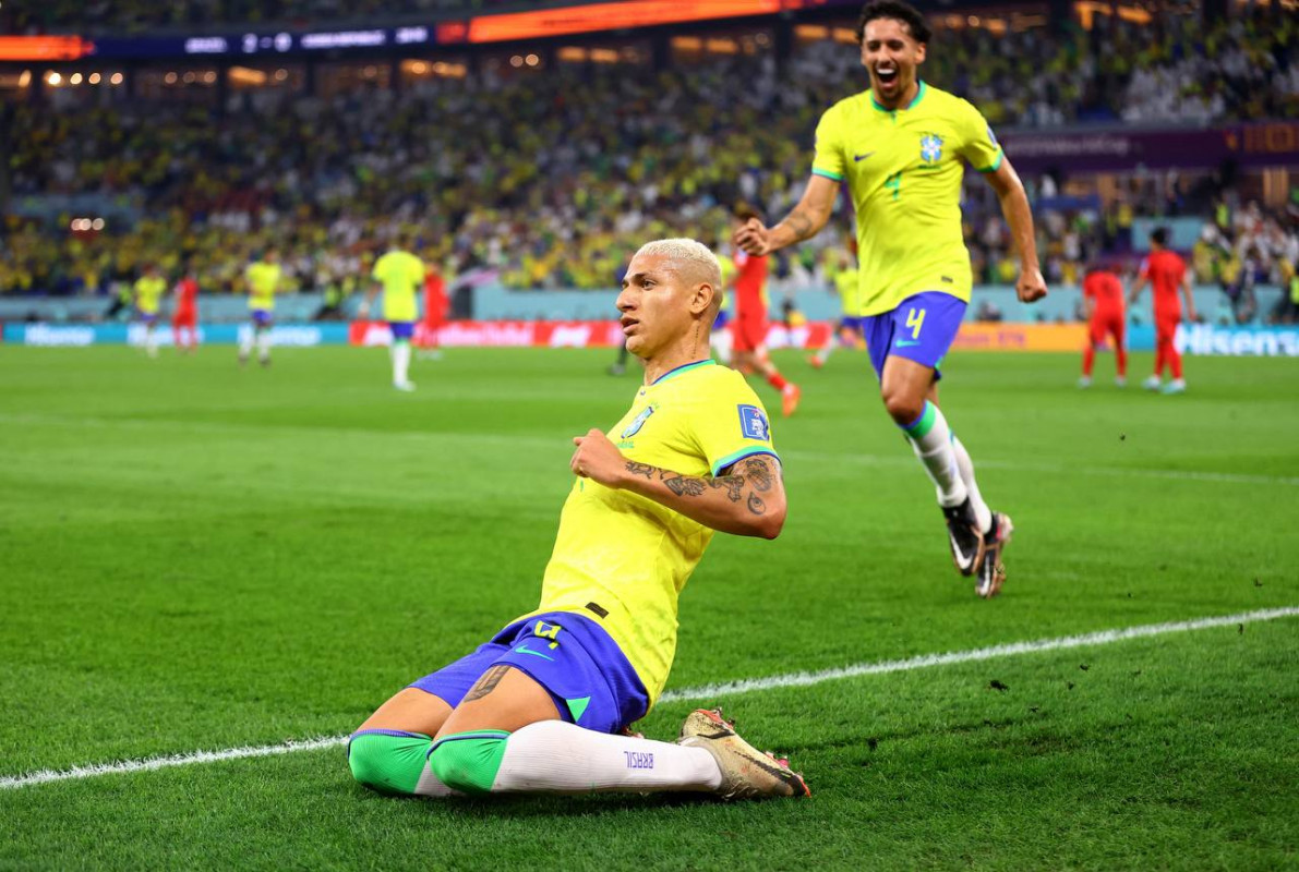 ބްރެޒިލް އަދި ކޮރެއާ ކުޅުނު މެޗުގެ ތެރެއިން - ފޮޓޯ: ރޮއިޓާސް