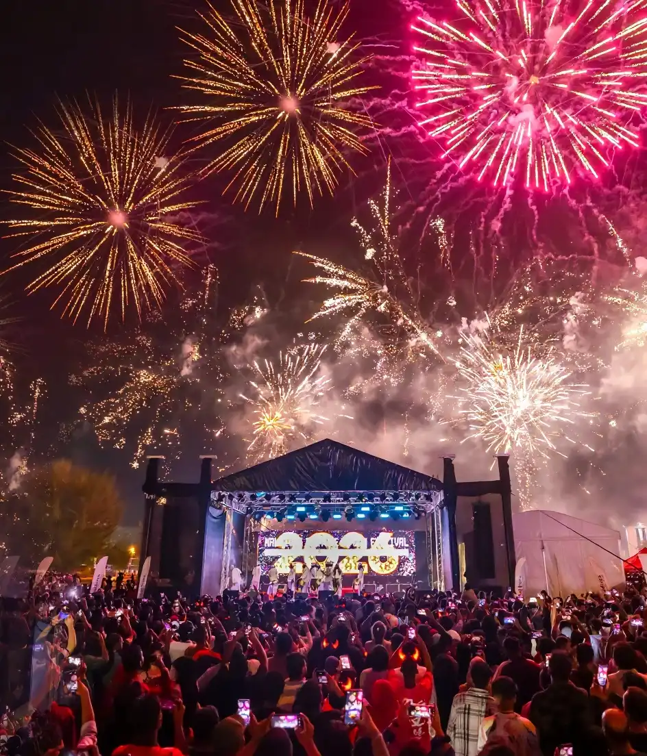 Drone show followed by fireworks and cultural performances were held to welcome 2026 in Hulhumalé