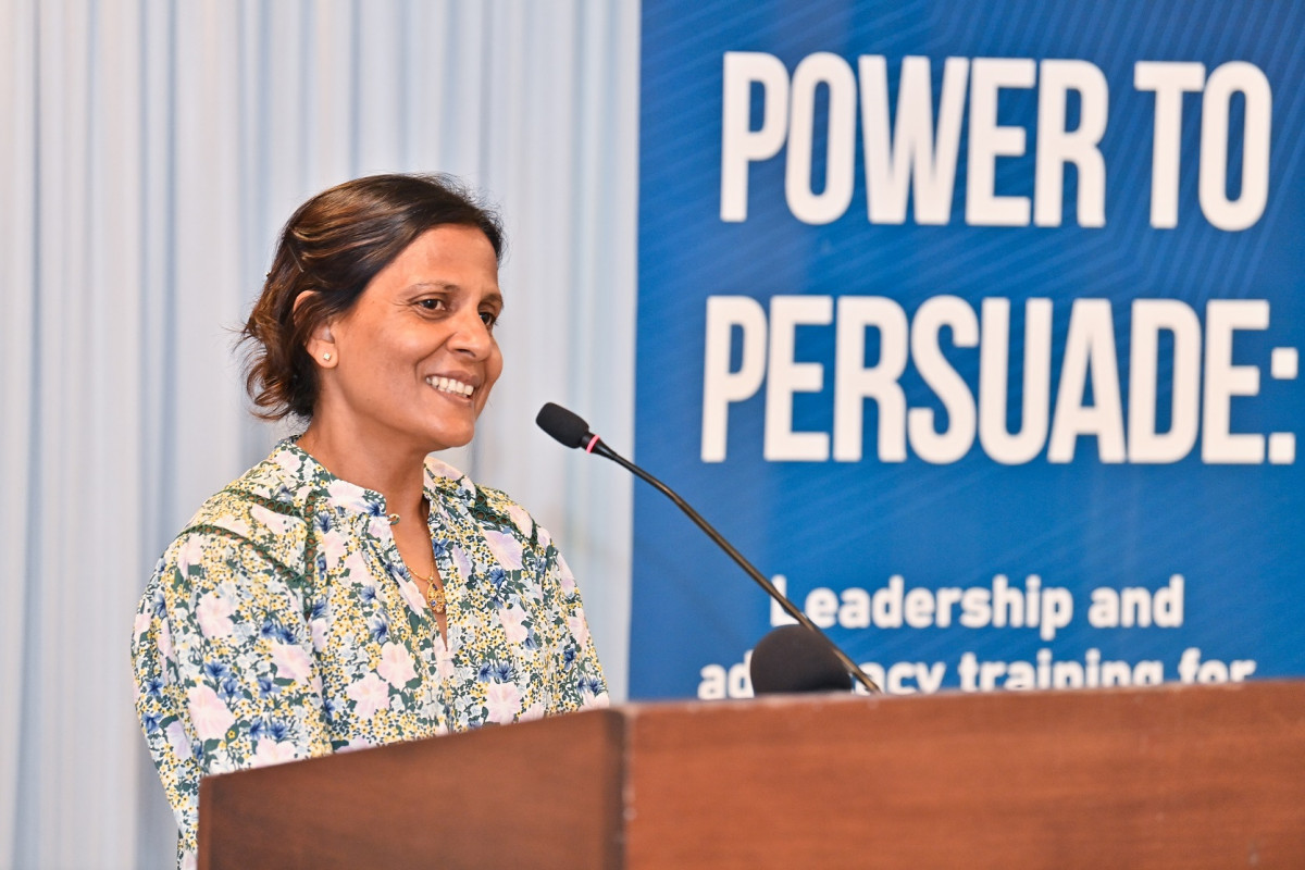 The first lady attended the ceremony on Tuesday.