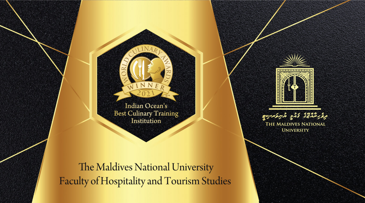 'ވޯރލްޑް ކަލިނަރީ އެވޯރޑްސް'ގެ 'އިންޑިއަން އޯޝަން' ކެޓެގަރީގެ އެންމެ މޮޅު ކަލިނަރީ އިންސްޓިޓިއުޝަނަކަށް ފެކަލްޓީ އޮފް ހޮސްޕިޓާލިޓީ އެންޑް ޓޫރިޒަމް ސްޓަޑީޒް (އެފްއެޗްޓީއެސް) ހޮވުން