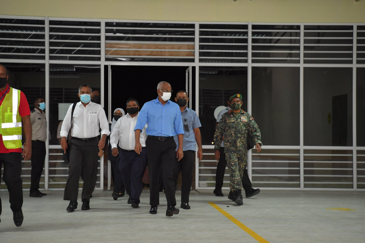 ރައީސް ޞާލިޙު ތިމަރަފުއްޓަށް ވަޑައިގަތުން